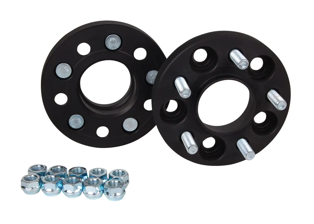 15mm Hjulspacers - Bultcirkel 5x108 (Konvertering till 5x120) - 72.56mm nav mot fälg Endast denna vecka