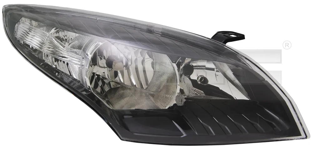 Populärt val Strålkastare H7/H7, svart, inkl motor