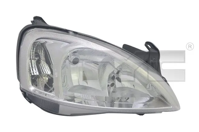 Strålkastare hö H1/H7, exkl motor "refl. typ" 02/2005-, Valeo typ + — Höger risnedsättning