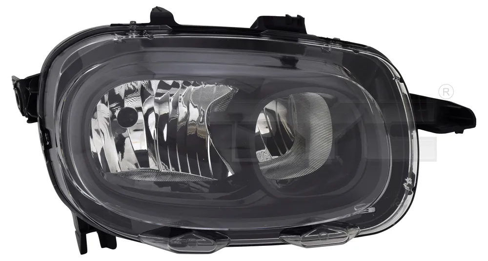 I lager Strålkastare hö, H7/H7, inkl motor — Höger
