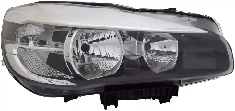 Strålkastare hö, H7/H7, inkl motor — Höger Populär