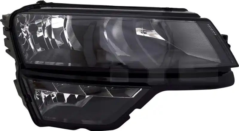Strålkastare hö, H7/H7/LED, inkl motor — Höger Premium
