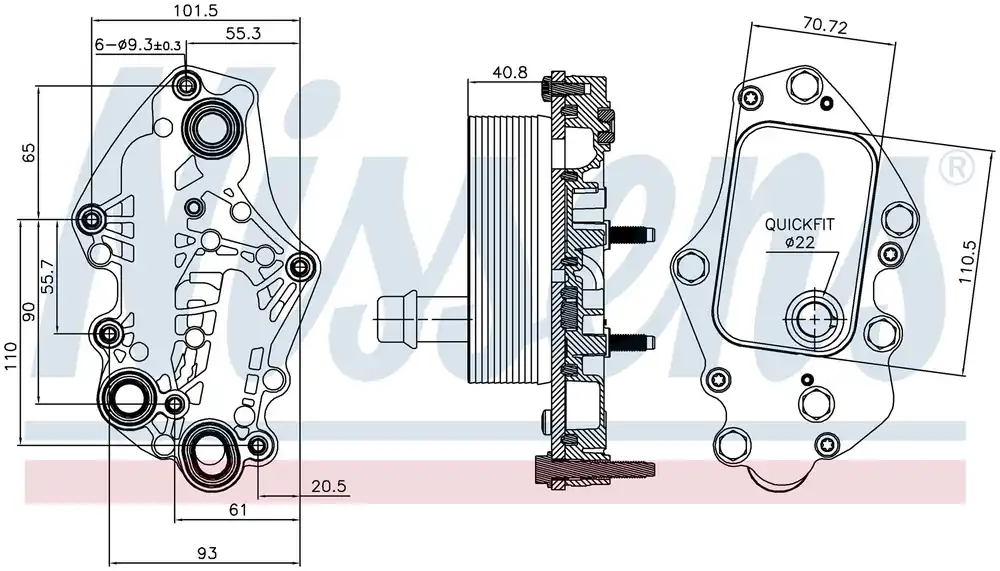 Rea Oljekylare motor