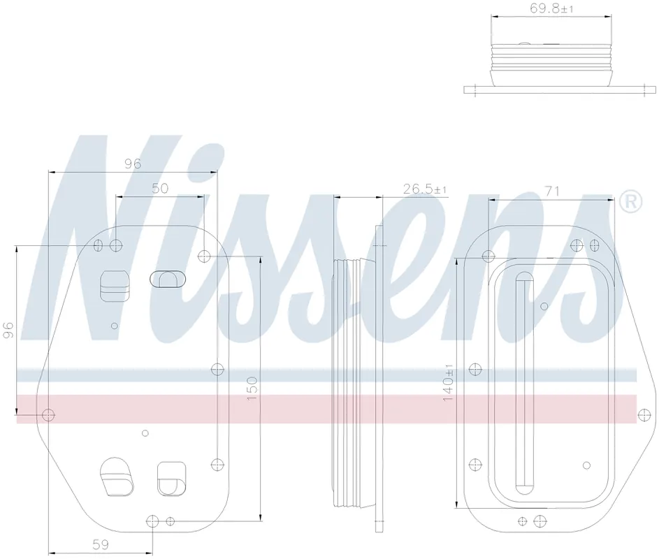 Oljekylare motor, Alfa, Chevrolet, Fiat, opel, Saab Kundfavorit