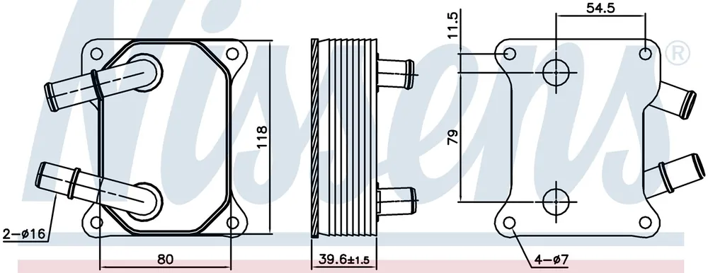 Fynd Oljekylare motor, Ford
